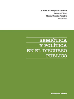 cover image of Semiótica y política en el discurso público